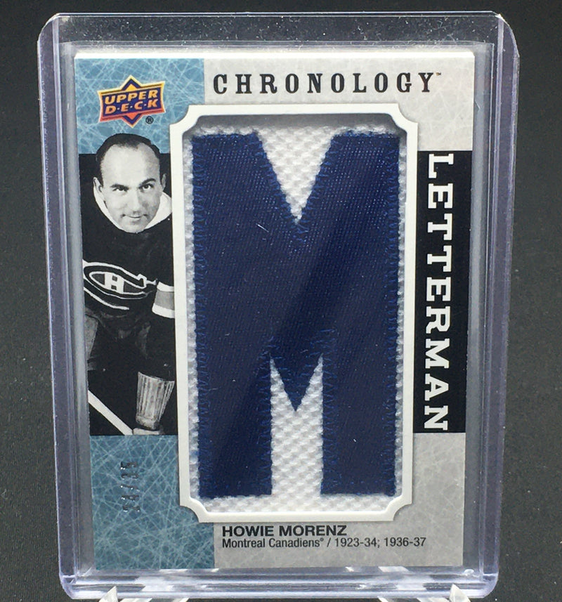 2018 UPPER DECK CHRONOLOGY - THE ALUMNI - H. MORENZ - #L-MO-HM - #'D/35 - PATCH