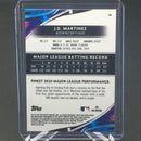 2021 TOPPS FINEST - ORANGE REFRACTOR - J.D. MARTINEZ - #48 - #'D/25