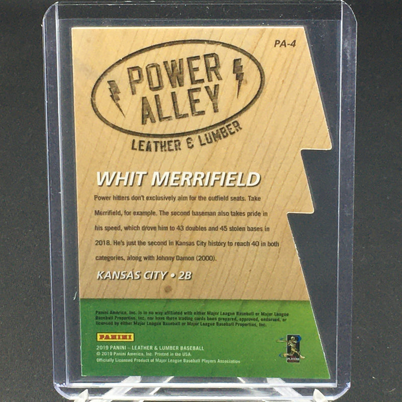 2019 PANINI LEATHER AND LUMBER - POWER ALLEY - W. MERRIFIELD -