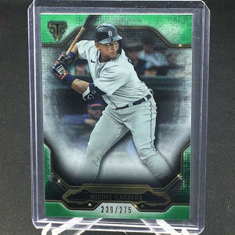 2020 TOPPS TRIPLE THREADS - EMERALD - M. CABRERA - #34 - #'D/275
