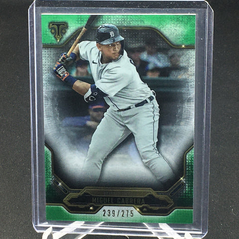 2020 TOPPS TRIPLE THREADS - EMERALD - M. CABRERA - #34 - #'D/275
