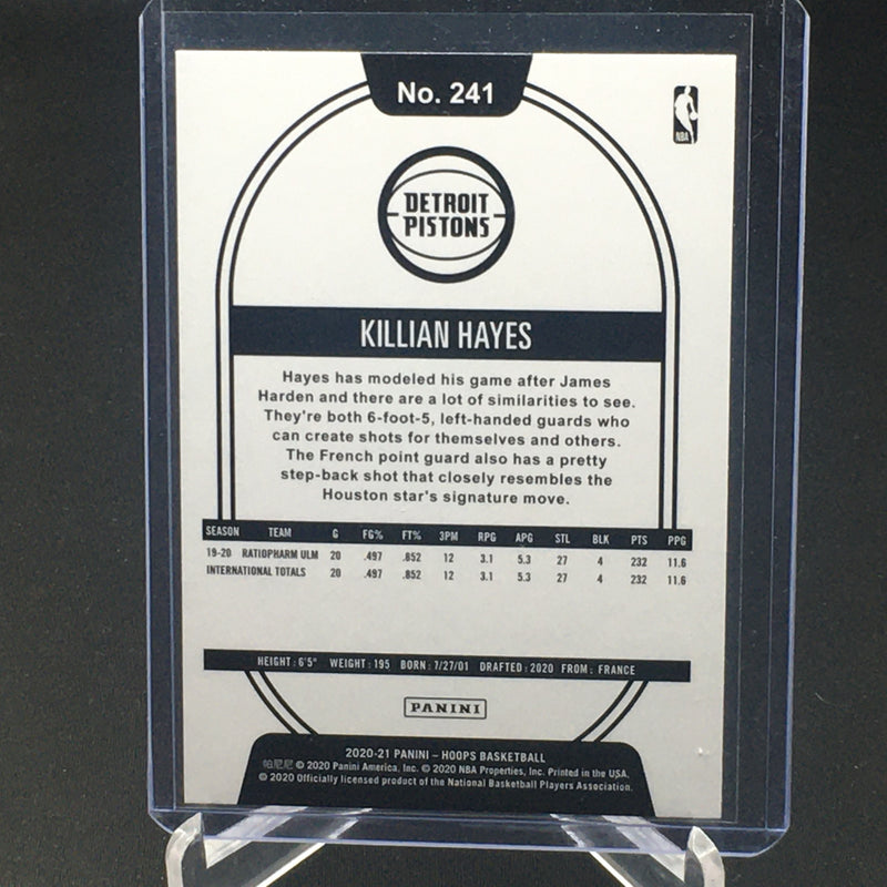 2020 PANINI HOOPS - K. HAYES -