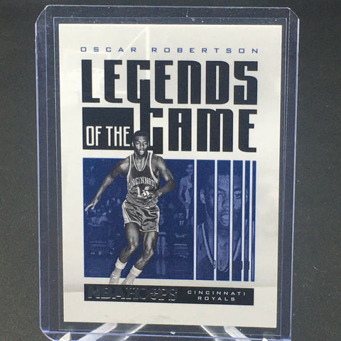 2020 PANINI HOOPS - LEGENDS OF THE GAME - O. ROBERTSON - #41 - #'D/699