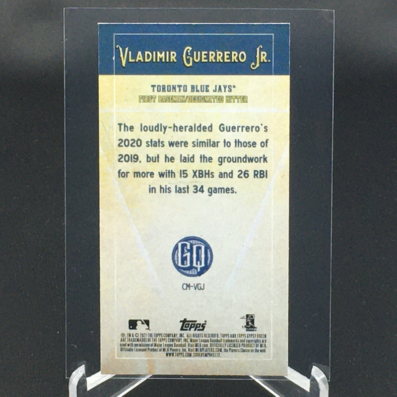 2021 TOPPS GYPSY QUEEN - CAPTAIN MINI - V. GUERRERO JR. -