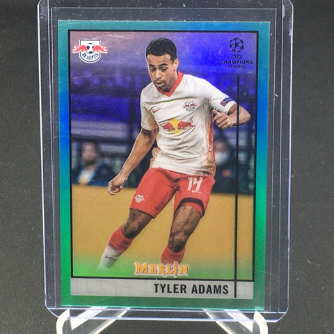 2020 TOPPS MERLIN UEFA CHAMPIONS LEAGUE - AQUA REFRACTOR - T. ADAMS - #27 - #'D/199