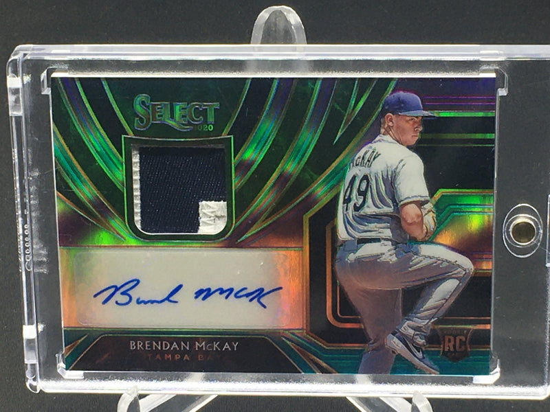 2020 PANINI SELECT - TRI COLOR PRIZM - B. McKAY - #RJA-BM - #'D/49 - RELIC - AUTOGRAPH - RC