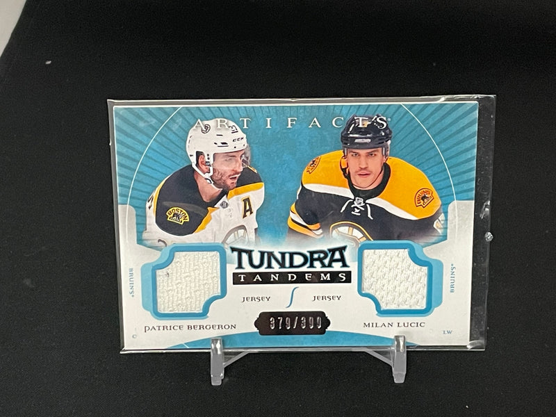 2015 UPPER DECK ARTIFACTS - TUNDRA TANDEMS - SINGLES - DUAL RELIC -