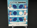 2015 UPPER DECK ARTIFACTS - TUNDRA SIXES - R. MILLER / H. SEDIN / A. BURROWS / D. SEDIN / A. EDLER / Z. KASSIAN - #T6-VAN - #'D/99 - 6X RELIC