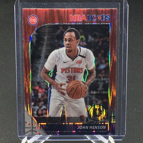 2019 PANINI HOOPS PREMIUM STOCK - RED FLASH PRIZM - J. HENSON - #35