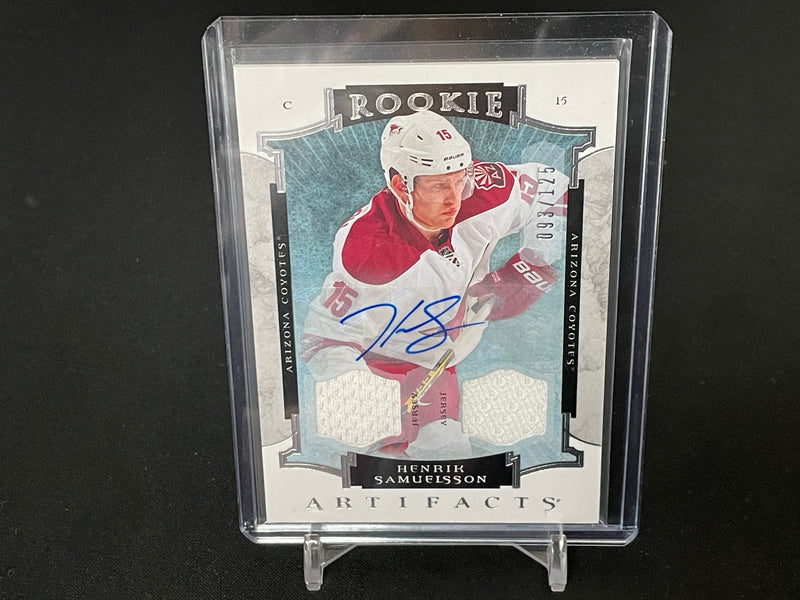 2015 UPPER DECK ARTIFACTS - ROOKIE - H. SAMUELSSON - #161 - #'D/125 - DUAL RELIC - AUTOGRAPH - RC