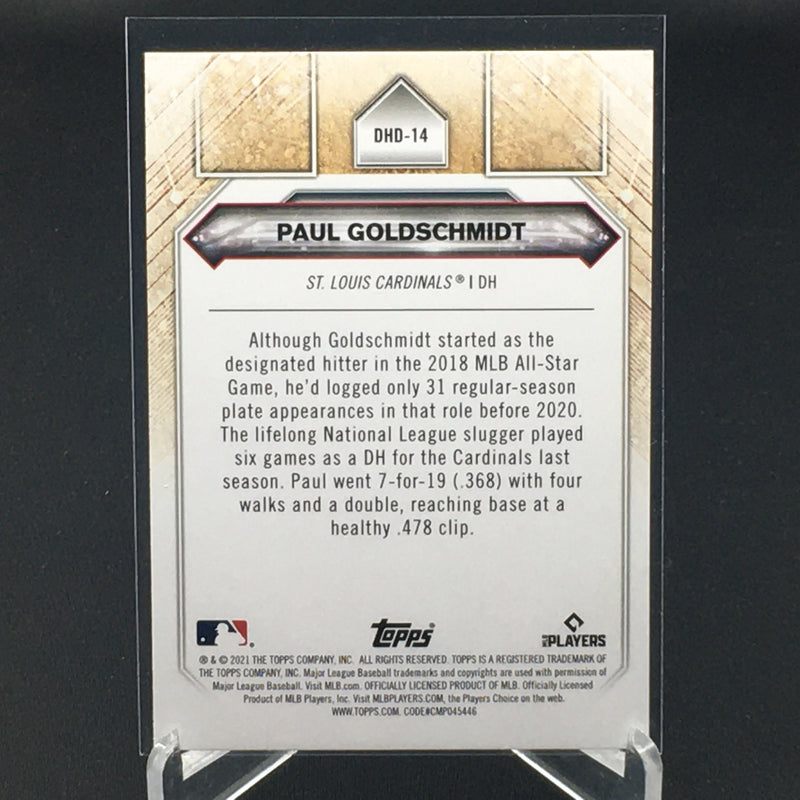 2021 TOPPS SERIES TWO - DH DEBUTS - P. GOLDSCHMIDT - DHD-14