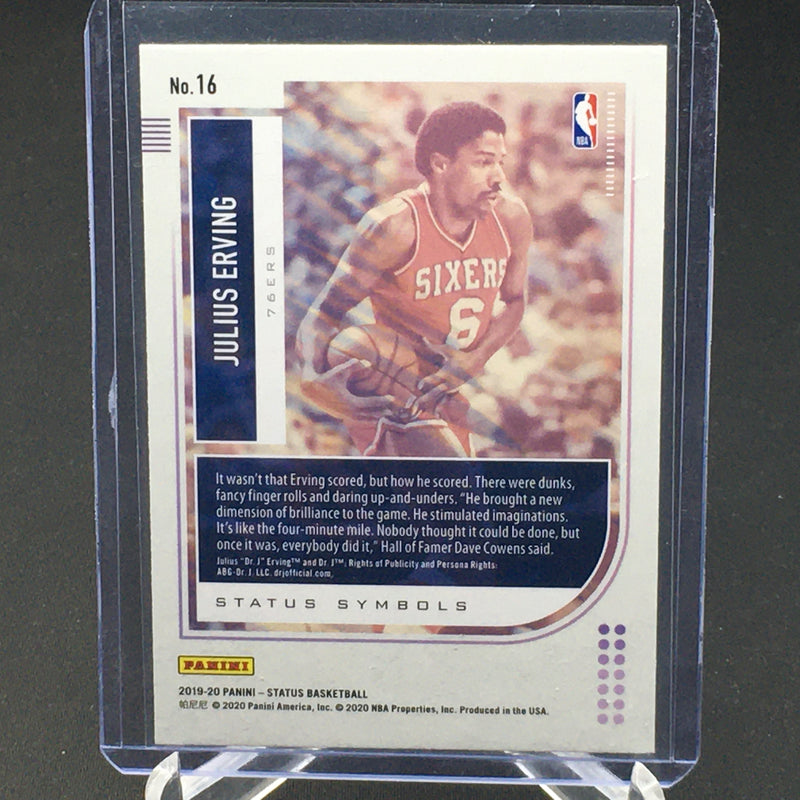2019 PANINI STATUS - STATUS SYMBOLS - J. ERVING -