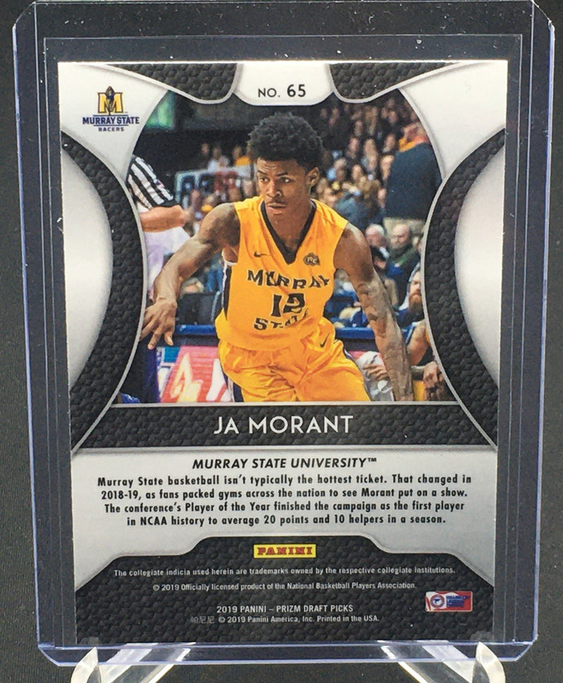 2019 PANINI PRIZM DRAFT PICKS - J. MORANT -