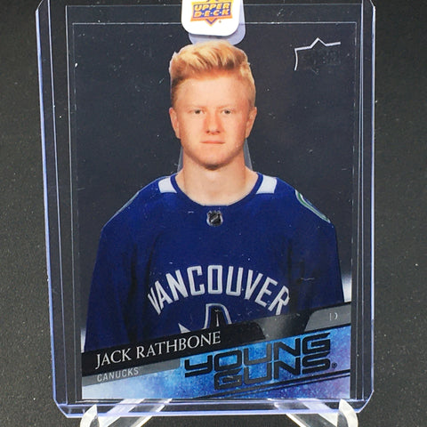 2020 UPPER DECK EXTENDED SERIES - CLEAR CUT - YOUNG GUNS - J. RATHBONE - #717 - RC