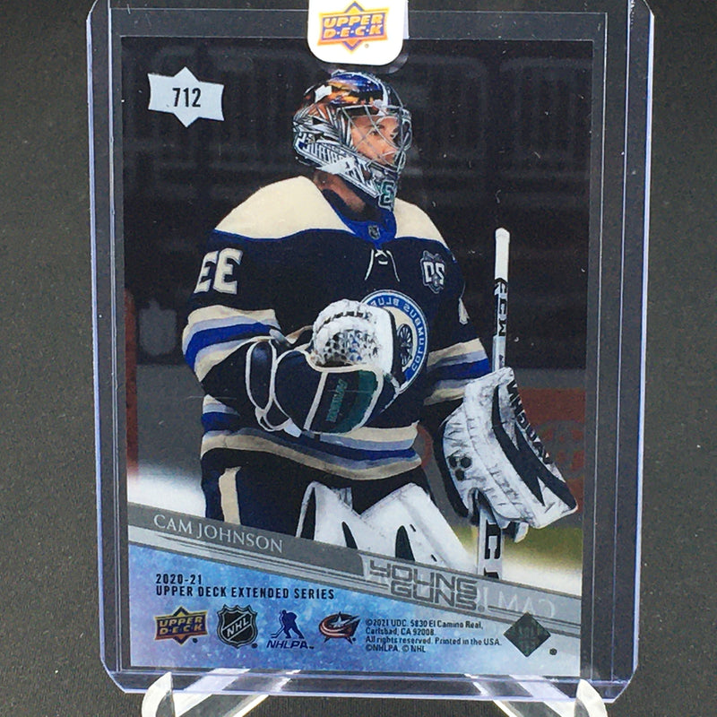 2020 UPPER DECK EXTENDED SERIES - CLEAR CUT - YOUNG GUNS - C. JOHNSON -