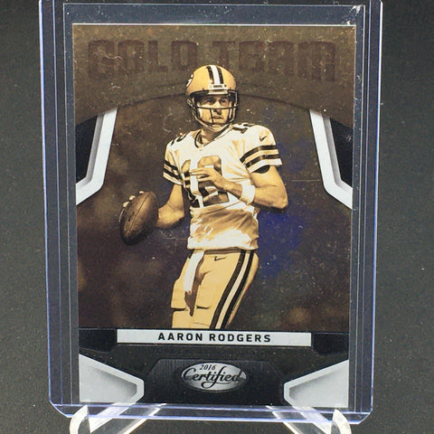 2016 PANINI CERTIFIED - GOLD TEAM - A. RODGERS - #4