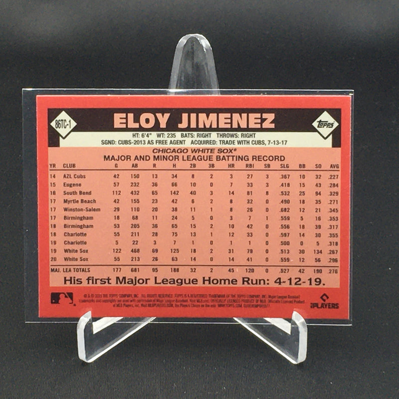 2021 TOPPS CHROME - 35TH ANNIVERSARY - E. JIMENEZ -