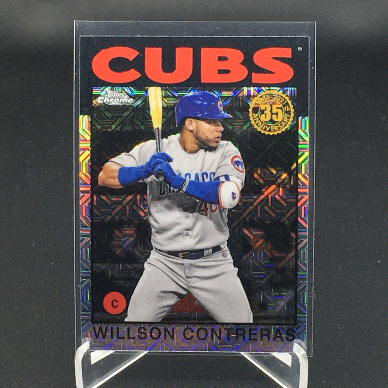 2021 TOPPS CHROME - 35TH ANNIVERSARY - W. CONTRERAS -