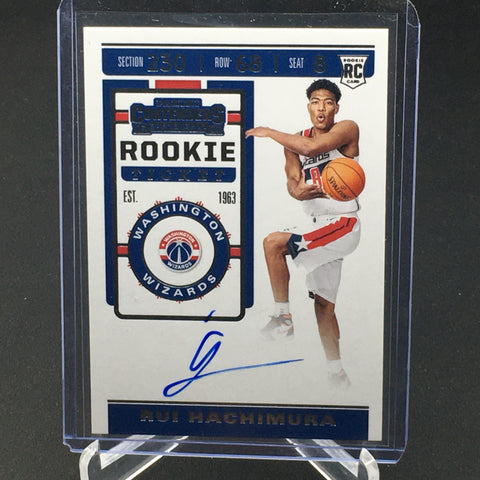 2019 PANINI CONTENDERS - ROOKIE TICKET - R. HACHIMURA - #138 - AUTOGRAPH - RC