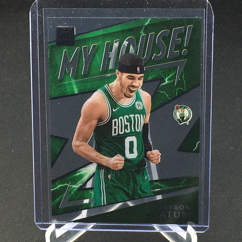 2019 PANINI CLEARLY DONRUSS - MY HOUSE - J. TATUM -