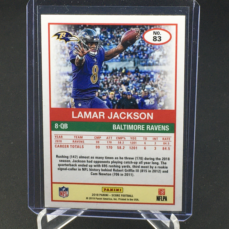 2019 PANINI SCORE - GOLD - L. JACKSON -
