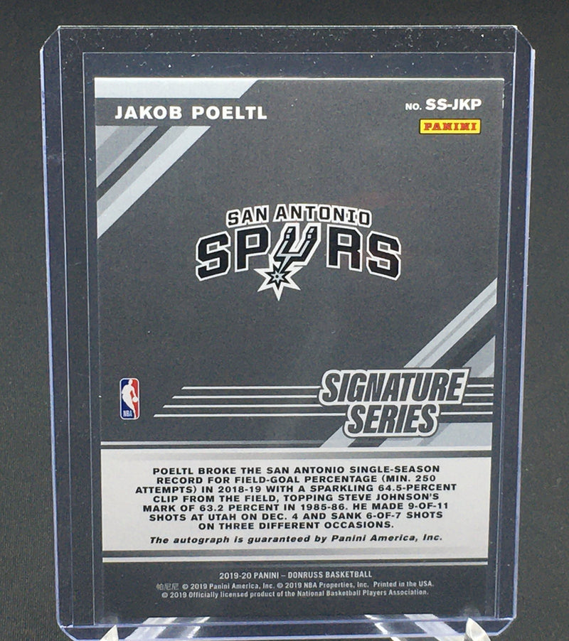 2019 PANINI DONRUSS - SIGNATURE SERIES - J. POELTL -