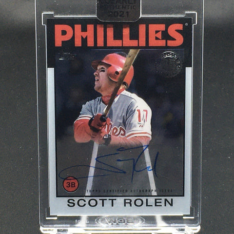 2021 TOPPS CLEARLY AUTHENTIC - S. ROLEN - #86TBA-SR - AUTOGRAPH
