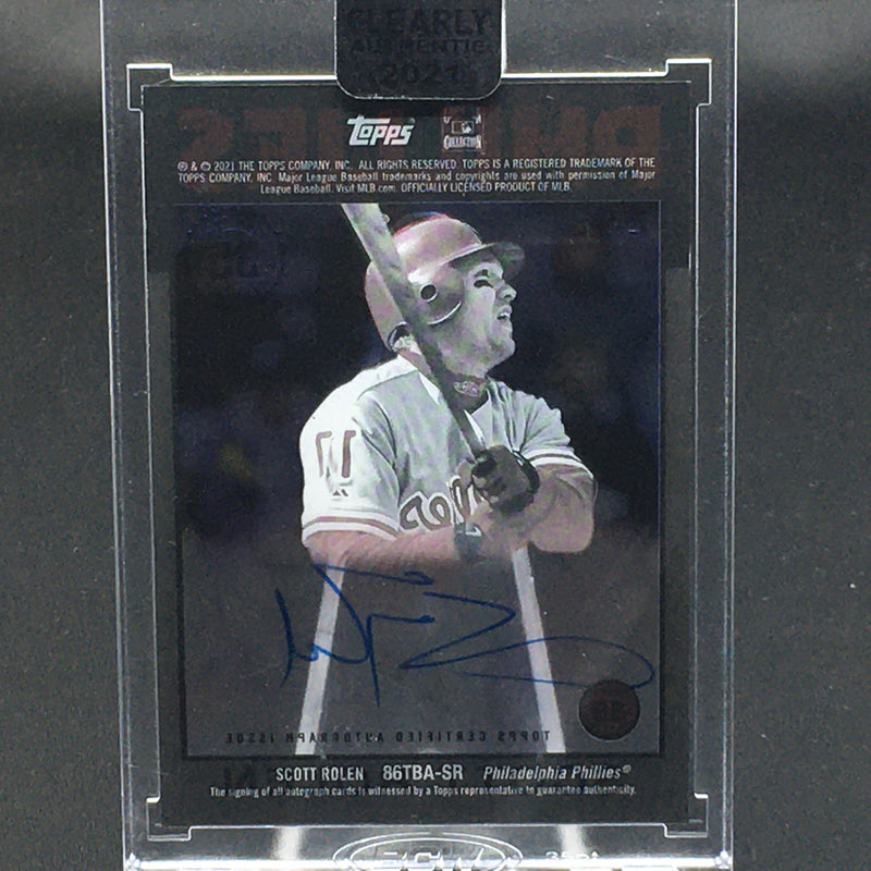 2021 TOPPS CLEARLY AUTHENTIC - S. ROLEN -