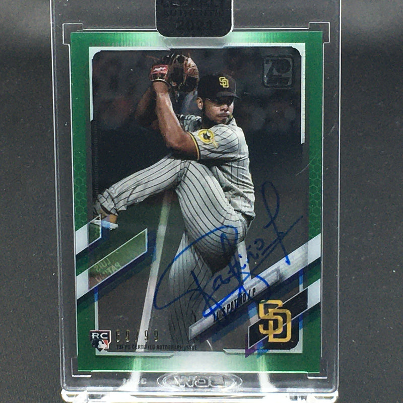 2021 TOPPS CLEARLY AUTHENTIC - L. PATINO - #CAA-LP - #'D/99 - AUTOGRAPH - GREEN - RC