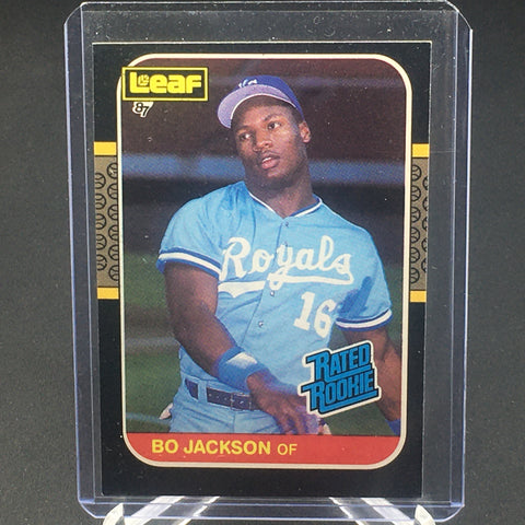 1987 LEAF - RATED ROOKIE - B. JACKSON - #35 - RC