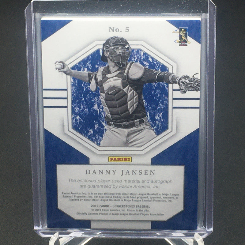 2019 PANINI CORNERSTONES - D. JANSEN - #5 - #'D/99 - QUAD JERSEY - AUTOGRAPH - RC