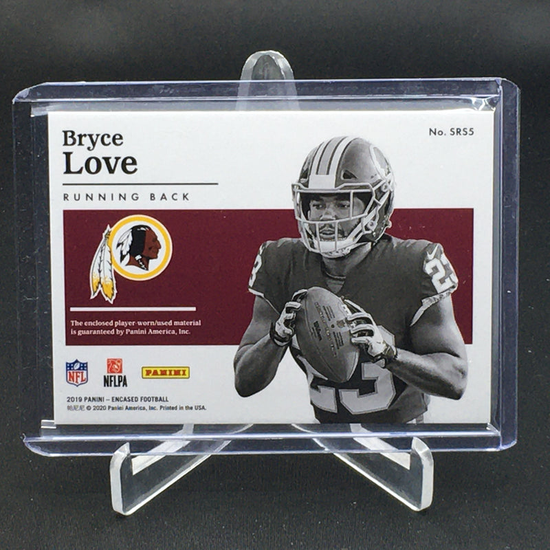 2019 PANINI ENCASED - SUBSTANIAL ROOKIE SWATCHES - B. LOVE - #SR55 - #'D/50 - SWATCH