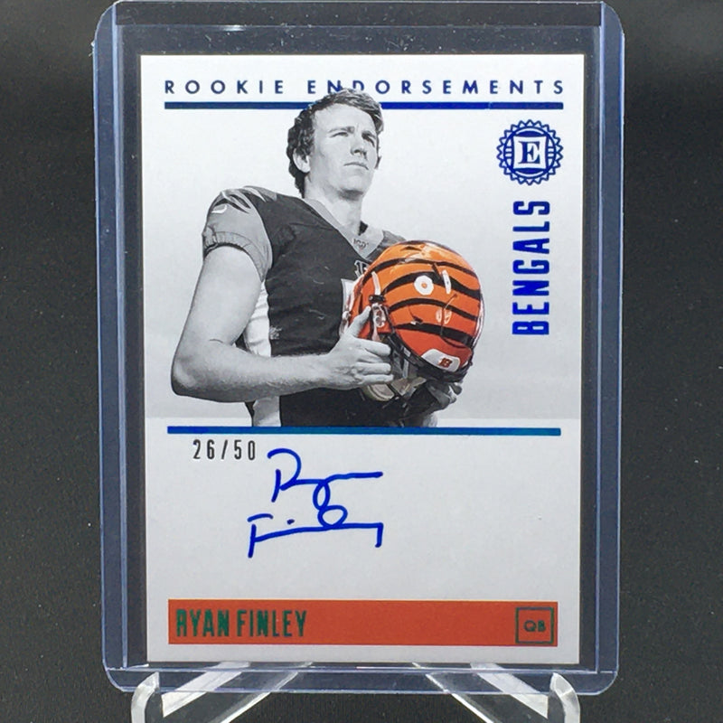 2019 PANINI ENCASED - ROOKIE ENDORSMENTS - R. FINLEY - #RE-RFI - #'D/50 - AUTOGRAPH