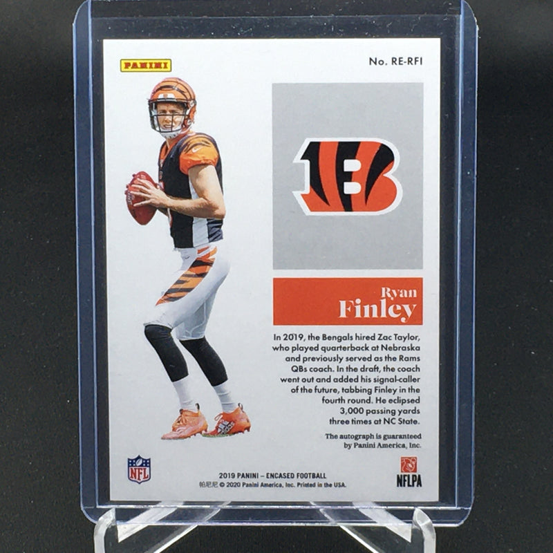 2019 PANINI ENCASED - ROOKIE ENDORSMENTS - R. FINLEY - #RE-RFI - #'D/50 - AUTOGRAPH