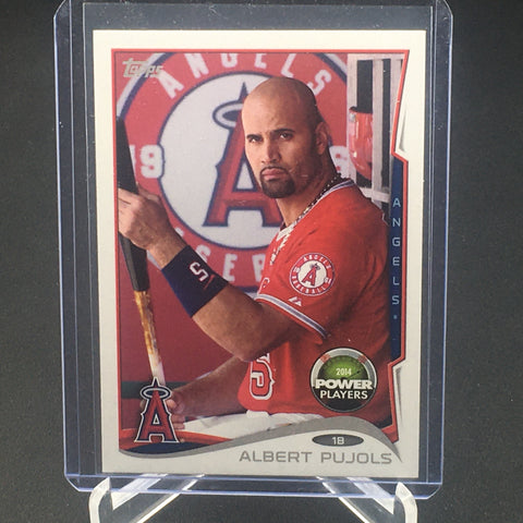 2014 TOPPS - POWER PLAYERS PARRALLEL - A. PUJOLS - #PP-162