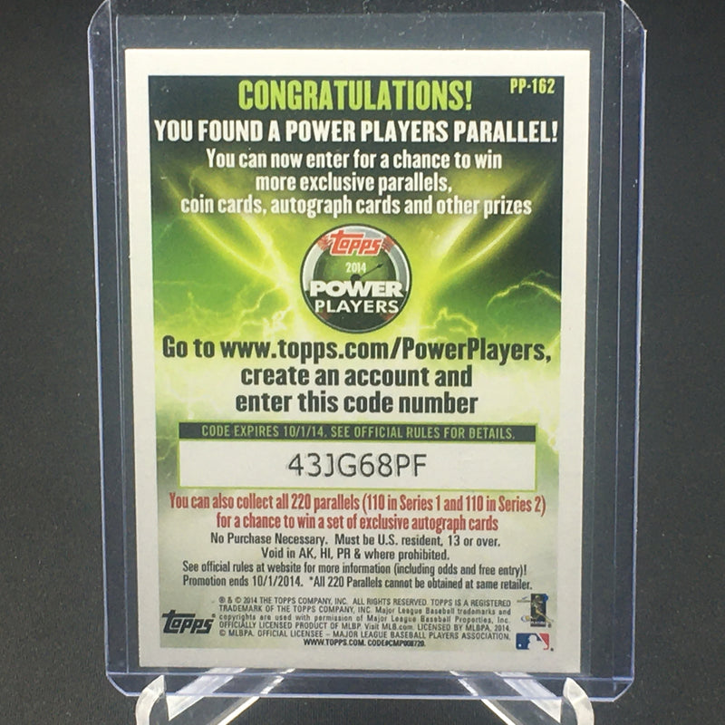 2014 TOPPS - POWER PLAYERS PARRALLEL - A. PUJOLS -