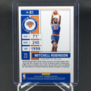 2019 PANINI CONTENDERS - SEMIFINAL TICKET - M. ROBINSON - #81 - #'D/149