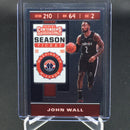 2019 PANINI CONTENDERS - PREMIUM SEASON TICKET - J. WALL -