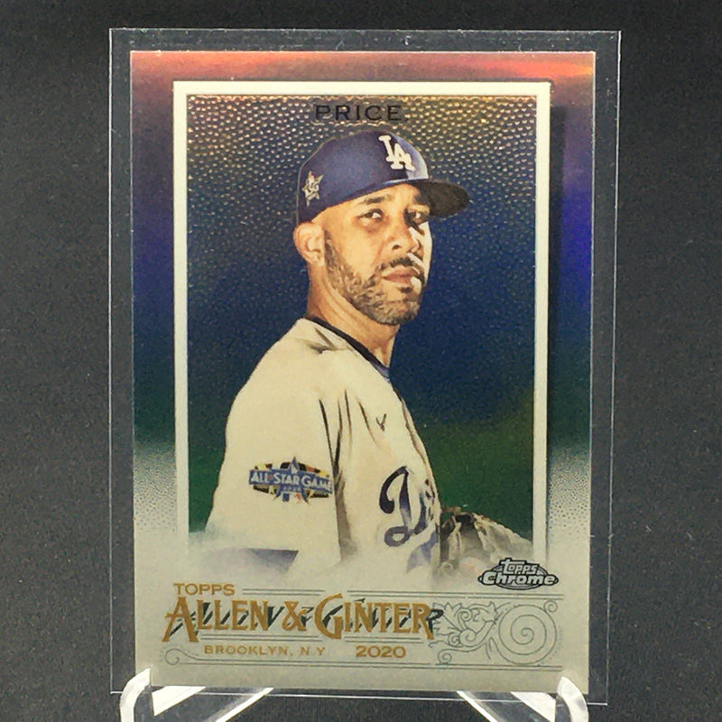 2020 TOPPS CHROME ALLEN AND GINTER - SILVER REFRACTOR - D. PRICE -