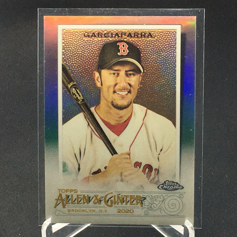 2020 TOPPS CHROME ALLEN AND GINTER - SILVER REFRACTOR - N. GARCIA -