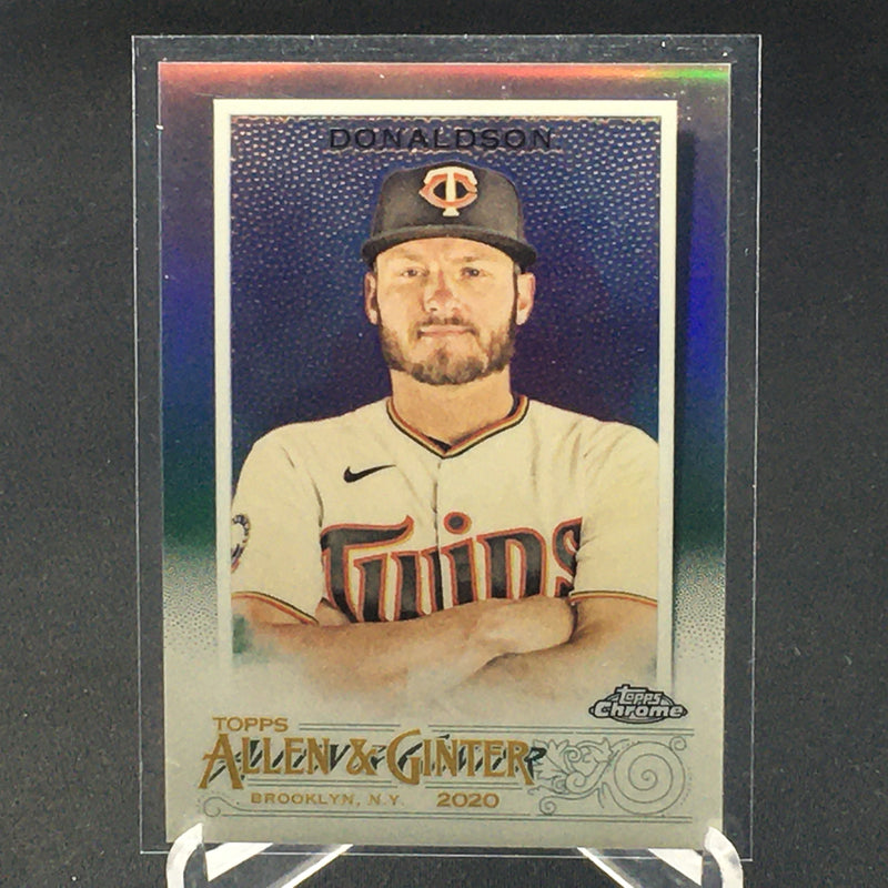 2020 TOPPS CHROME ALLEN AND GINTER - SILVER REFRACTOR - J. DONALDSON -