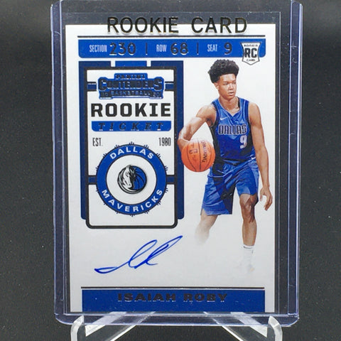 2019 PANINI CONTENDERS - ROOKIE TICKET - I. ROBY - #133 - AUTOGRAPH - RC