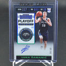 2019 PANINI CONTENDERS - PLAYOFF TICKET - L. SAMANIC - #117 - #'D/99 - AUTOGRAPH - RC