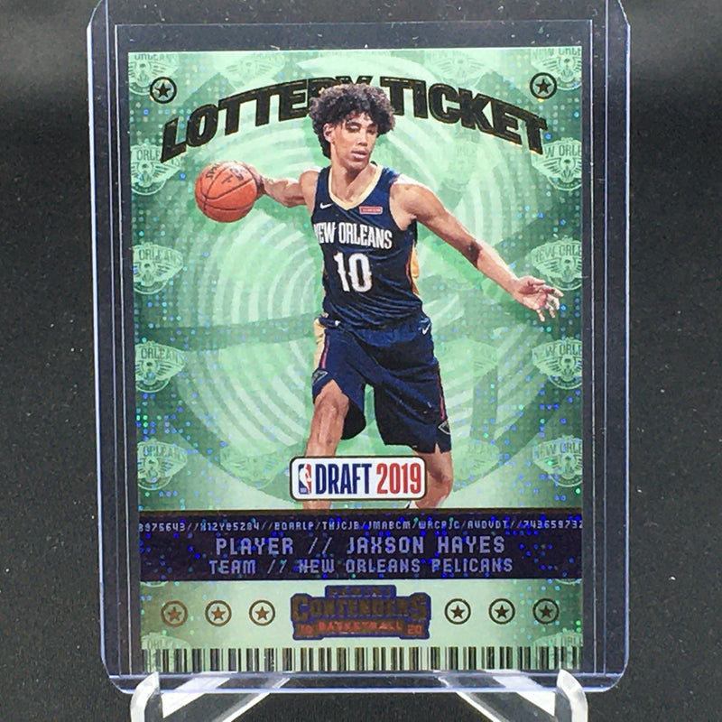 2019 PANINI CONTENDERS - LOTTERY TICKET - J. HAYES -