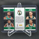 2019 PANINI CONTENDERS - TEAM QUADS - K. WALKER/ G. HAYWARD/ J. BROWN/ J. TATUM -