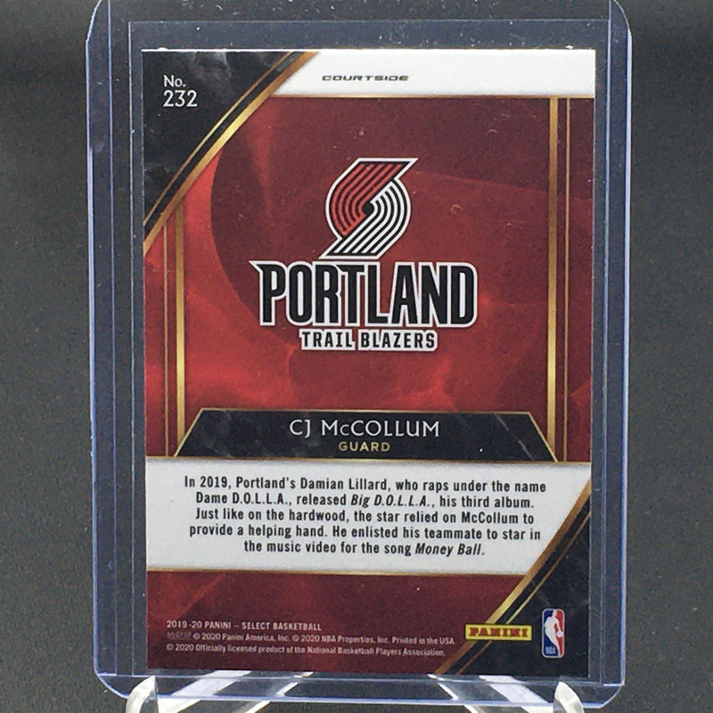 2019 PANINI SELECT - COURTSIDE - C. McCOLLUM -
