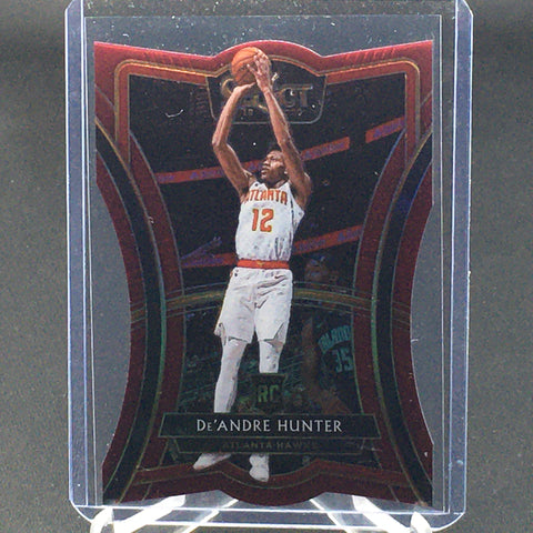 2019 PANINI SELECT - PREMIER LEVEL - RED PRIZM DIE CUT - D. HUNTER - #136 - #'D/175 - RC