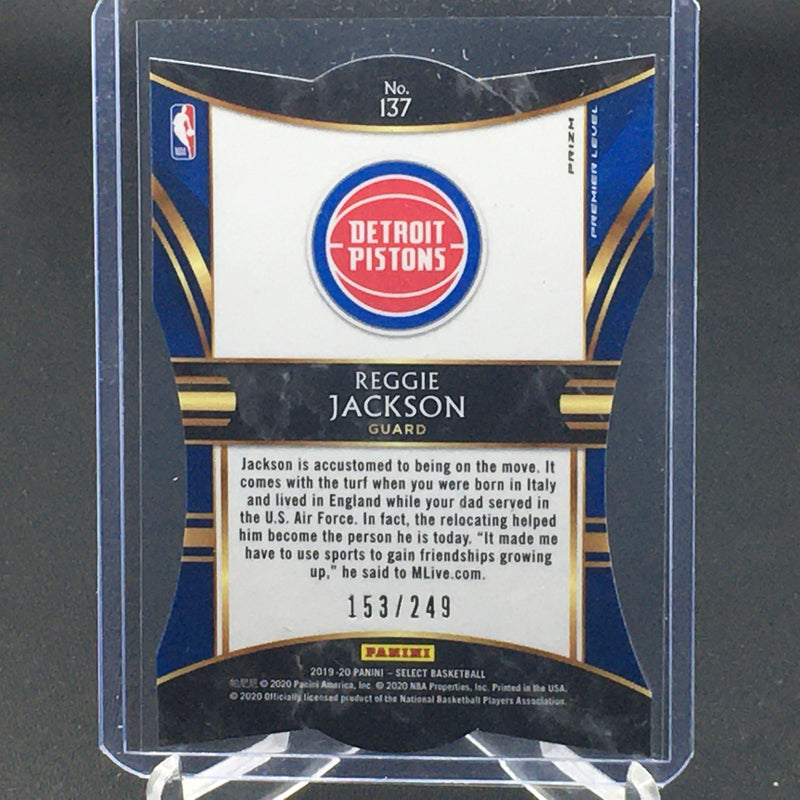 2019 PANINI SELECT - PREMIER LEVEL - BLUE PRIZM DIE CUT - R. JACKSON - #137 - #'D/249