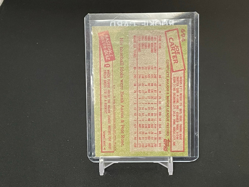1985 TOPPS - J. CARTER -
