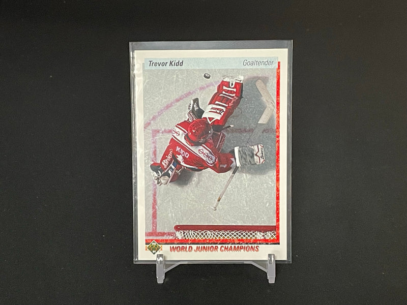 1990 UPPER DECK - WORLD JUNIOR CHAMPIONS - T. KIDD -